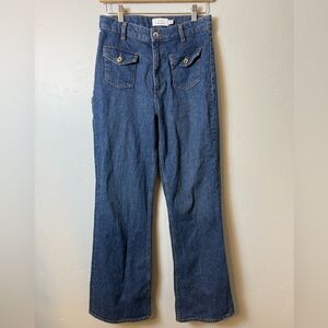 Paris Atelier & Other Stories Wide Leg Jeans Size 6